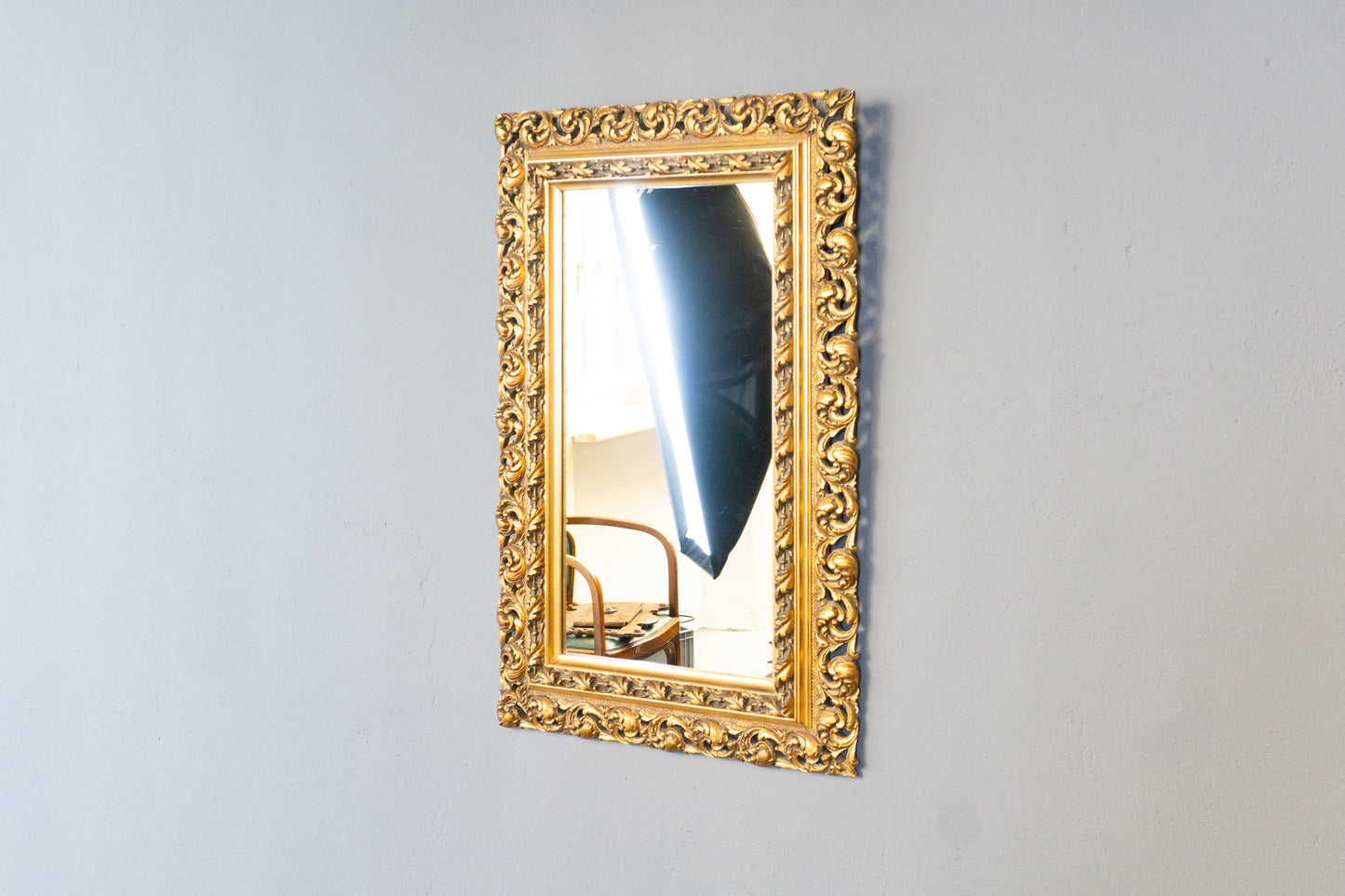 großer antiker Wand Spiegel Mirror Flur Vintage Antik MÖBLINGER 2411_0506