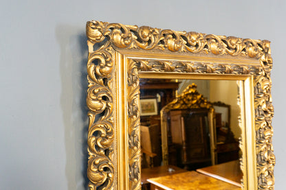 großer antiker Wand Spiegel Mirror Flur Vintage Antik MÖBLINGER 2411_0506
