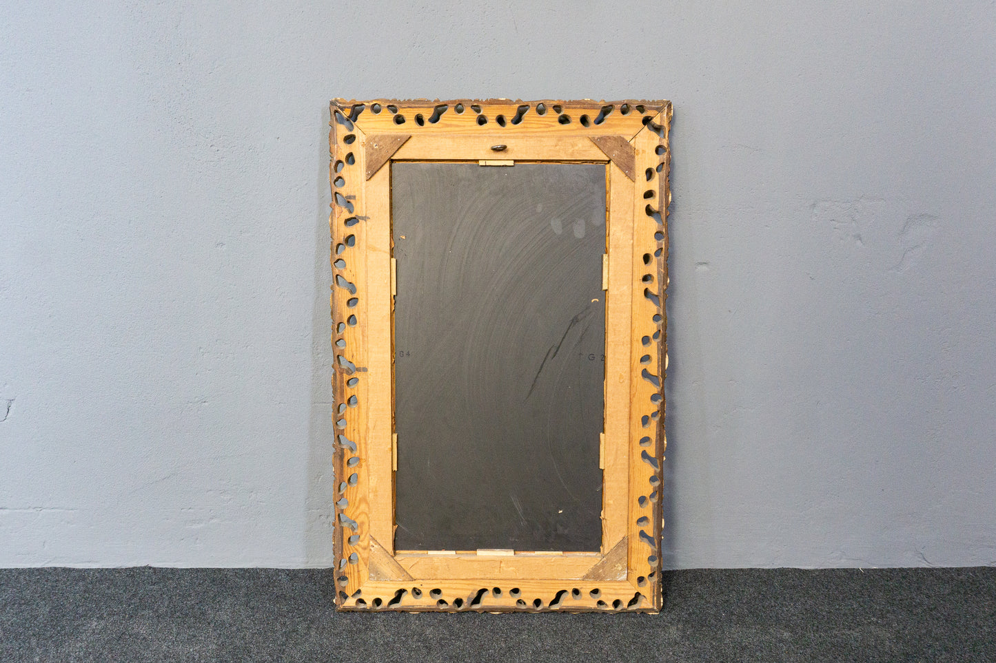 großer antiker Wand Spiegel Mirror Flur Vintage Antik MÖBLINGER 2411_0506