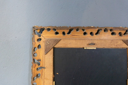 großer antiker Wand Spiegel Mirror Flur Vintage Antik MÖBLINGER 2411_0506
