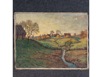 Gemälde Bild Karl Schmauser Kunst Ölgemälde Antik Alt 2211_3005