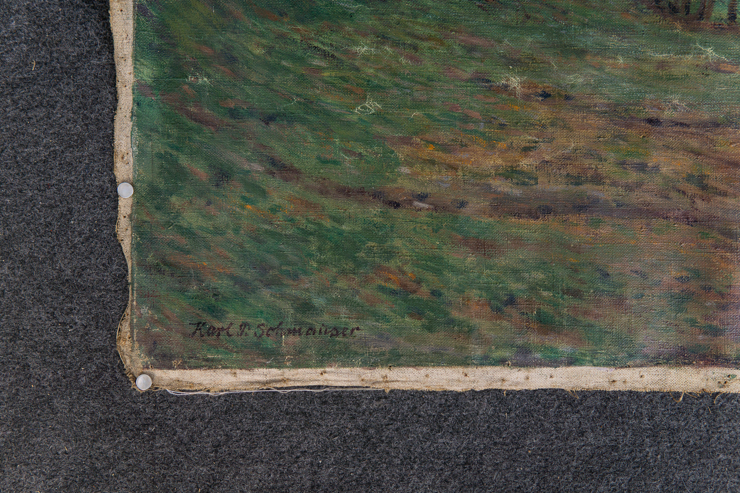 Gemälde Bild Karl Schmauser Kunst Ölgemälde Antik Alt 2211_3005