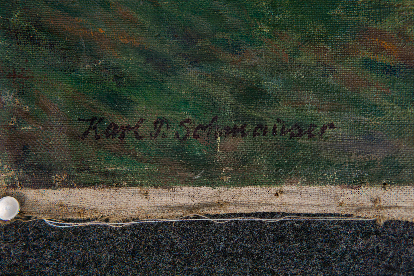 Gemälde Bild Karl Schmauser Kunst Ölgemälde Antik Alt 2211_3005