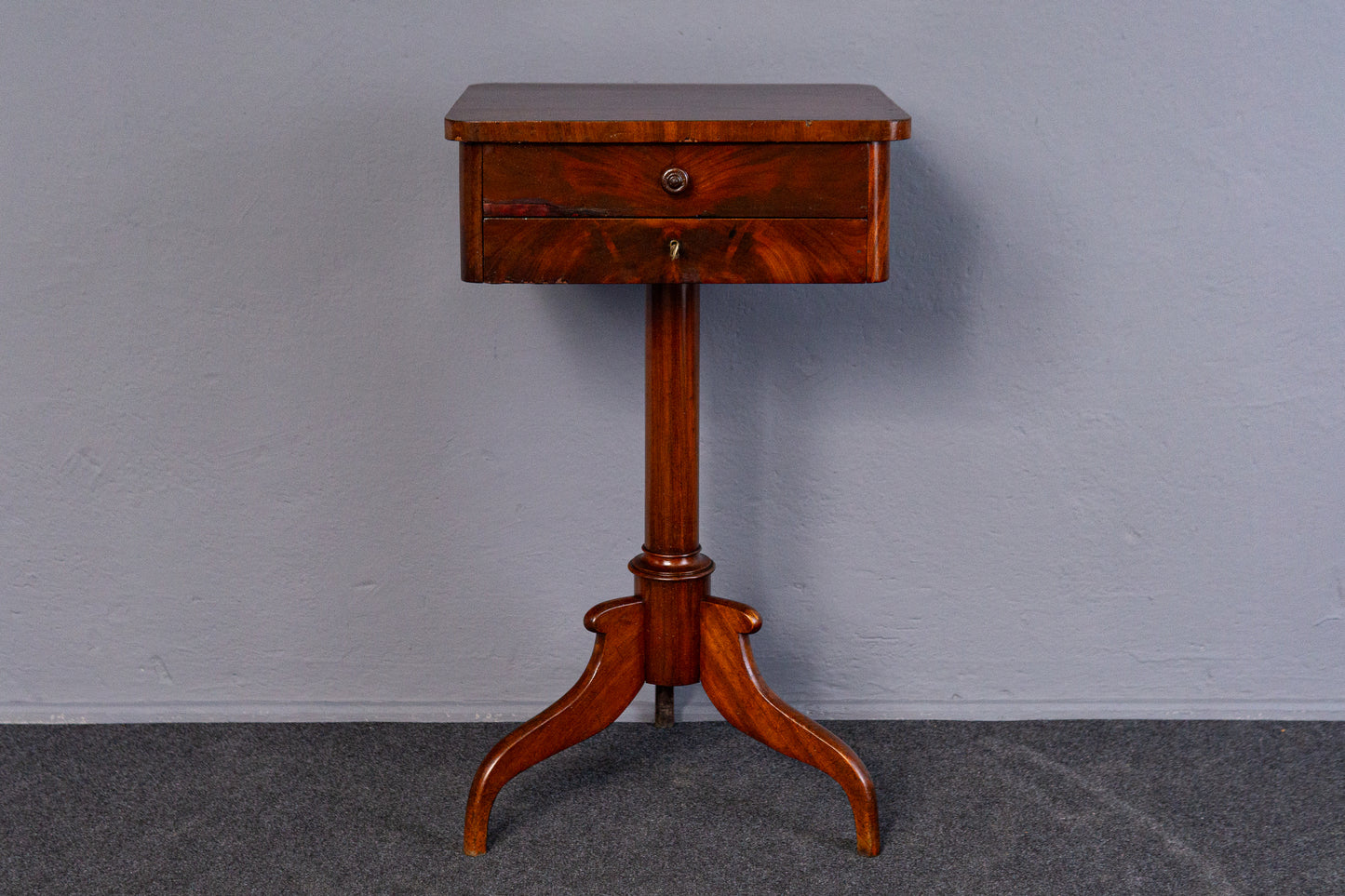 Antik Nähtisch Tisch Kommode Sekretär Schrank Alt Regal MÖBLINGER 2411_0403