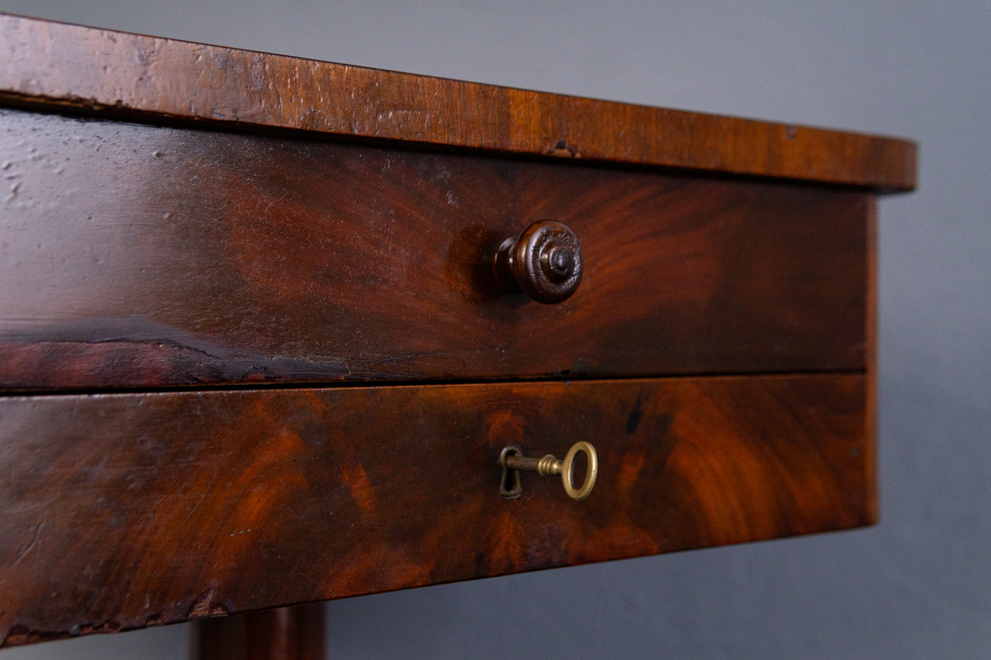Antik Nähtisch Tisch Kommode Sekretär Schrank Alt Regal MÖBLINGER 2411_0403