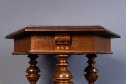 Gründerzeit Beistelltisch Antik Tisch Bank Sofa Table MÖBLINGER 2411_0406