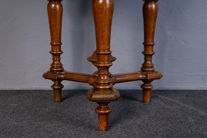 Gründerzeit Beistelltisch Antik Tisch Bank Sofa Table MÖBLINGER 2411_0406