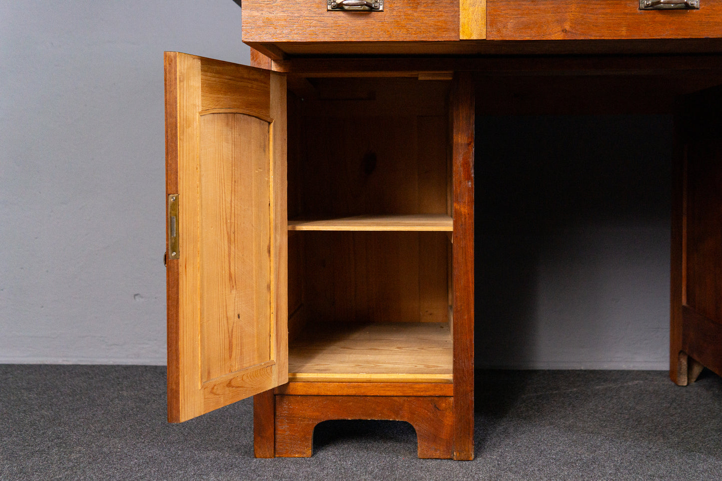 Schreibtisch Sekretär Tisch Desk Schrank Büro Alt Antik MÖBLINGER 2411_0702