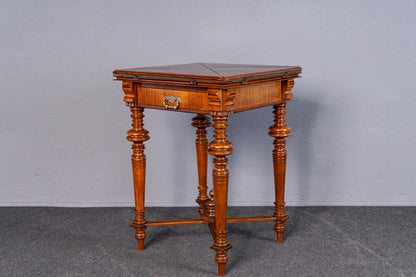 Gründerzeit Spieltisch Tisch Beistelltisch Table Antik MÖBLINGER 2411_0703