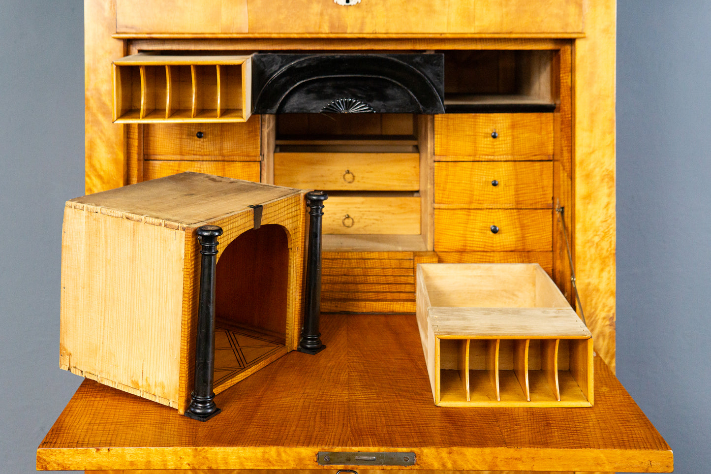 Sekretär Schreibtisch Schrank Kommode Desk Tisch Antik MÖBLINGER 2411_1101