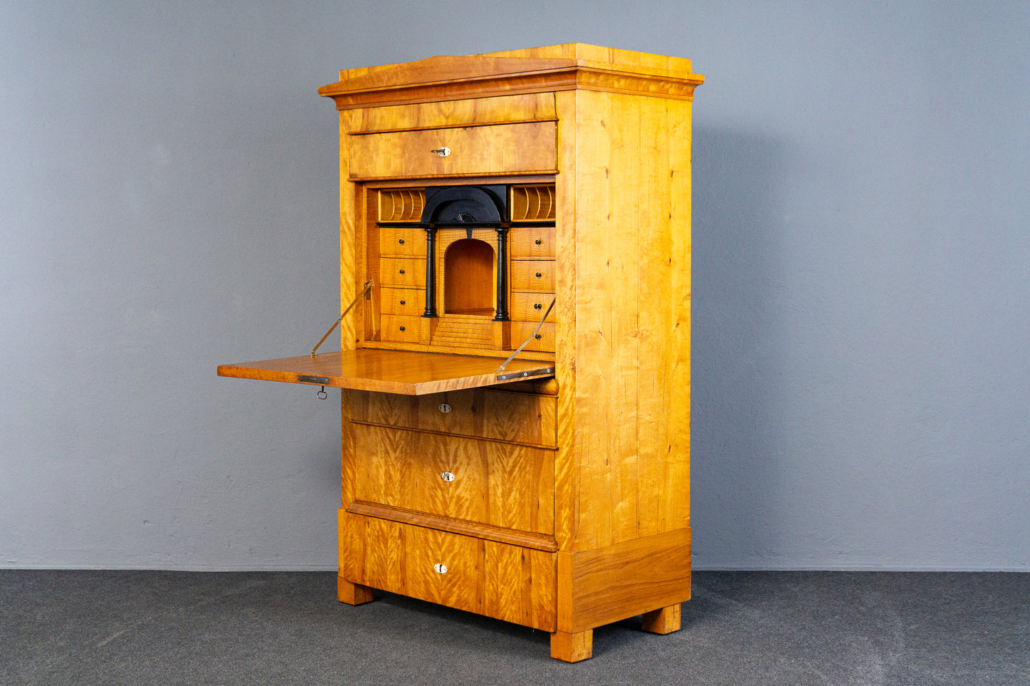 Sekretär Schreibtisch Schrank Kommode Desk Tisch Antik MÖBLINGER 2411_1101