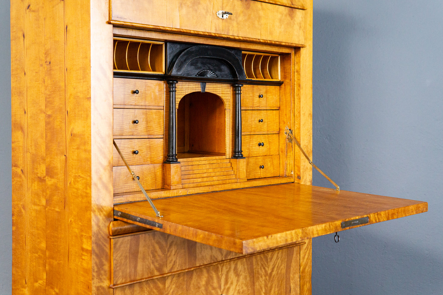 Sekretär Schreibtisch Schrank Kommode Desk Tisch Antik MÖBLINGER 2411_1101
