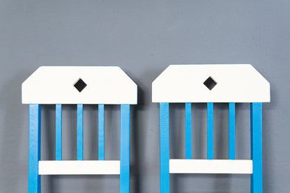 2x Vintage Stühle Stuhl Bank Tisch Jugendstil Alt Antik MÖBLINGER 2411_1103