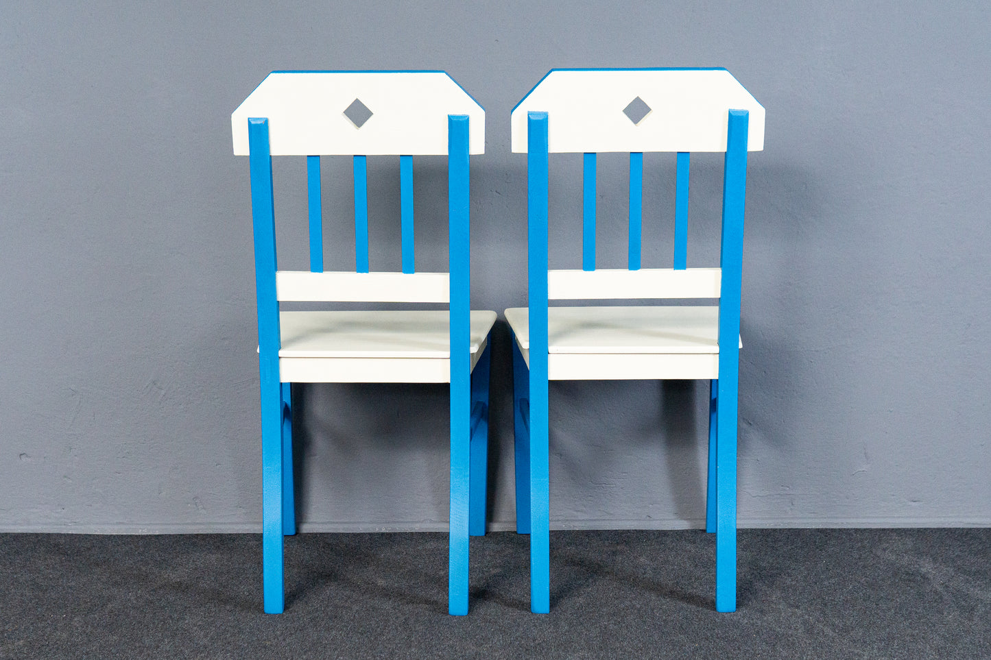 2x Vintage Stühle Stuhl Bank Tisch Jugendstil Alt Antik MÖBLINGER 2411_1103