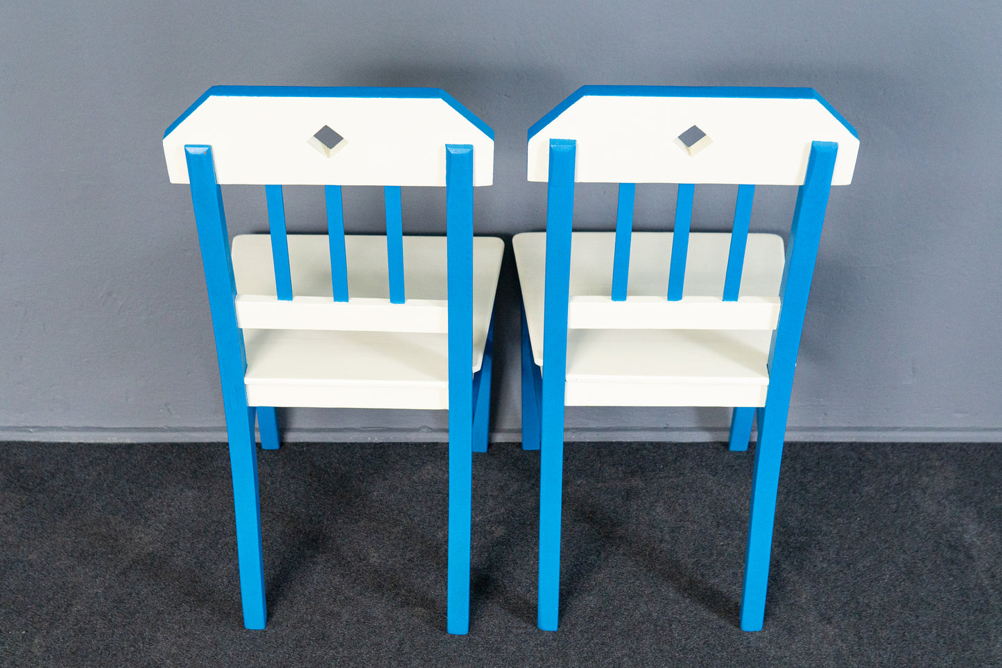 2x Vintage Stühle Stuhl Bank Tisch Jugendstil Alt Antik MÖBLINGER 2411_1103