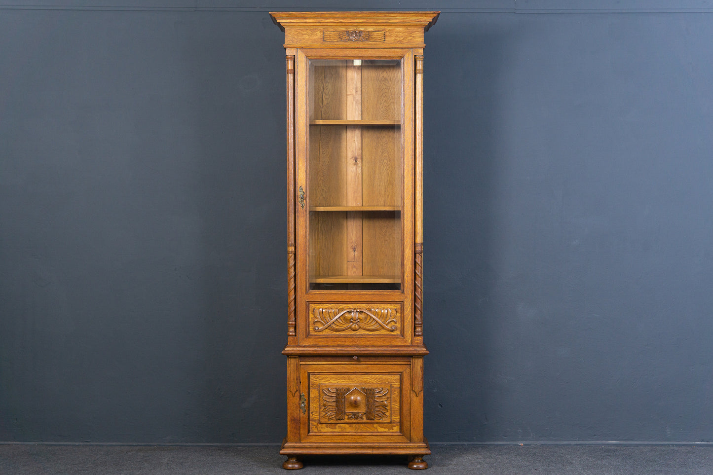 Gründerzeit Vitrine Bücher Schrank Regal Kommode Alt Antik MÖBLINGER 2301_0201