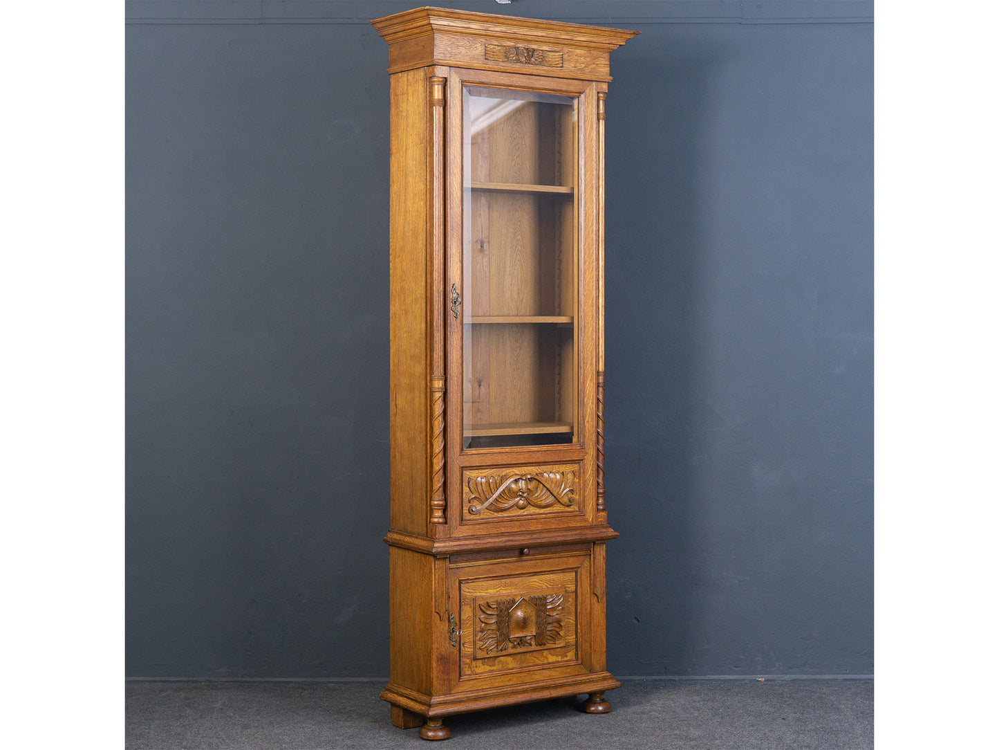 Gründerzeit Vitrine Bücher Schrank Regal Kommode Alt Antik MÖBLINGER 2301_0201