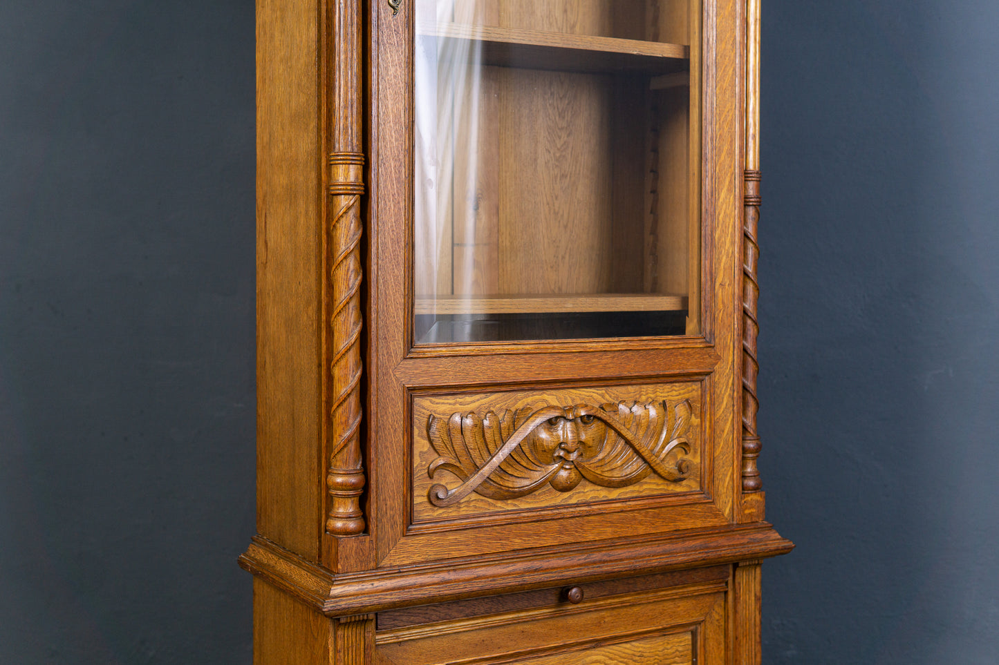 Gründerzeit Vitrine Bücher Schrank Regal Kommode Alt Antik MÖBLINGER 2301_0201