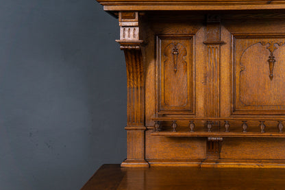 Gründerzeit Buffet Anrichte Schrank Kredenz Regal Alt Antil 2301_0202