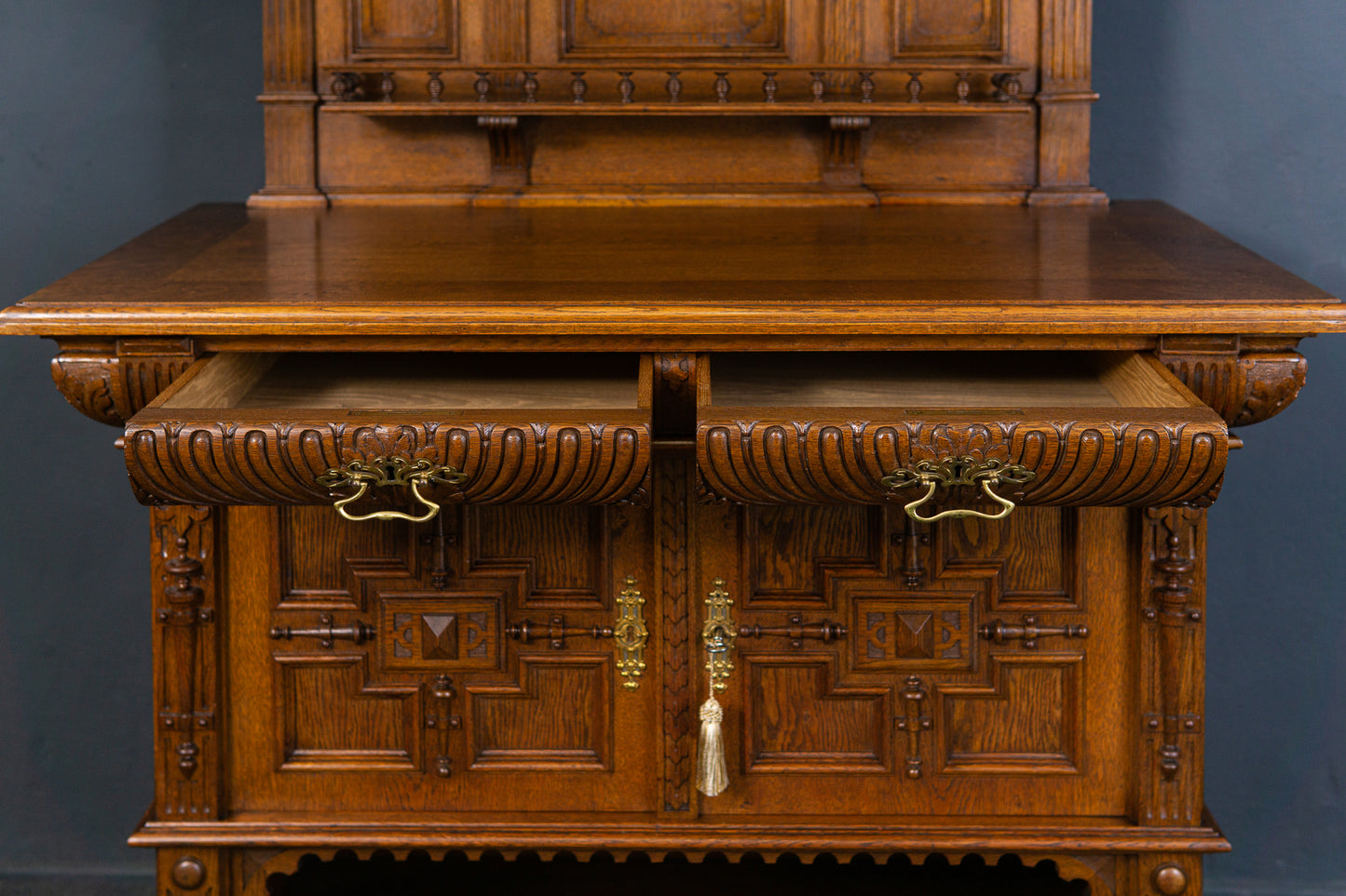 Gründerzeit Buffet Anrichte Schrank Kredenz Regal Alt Antil 2301_0202