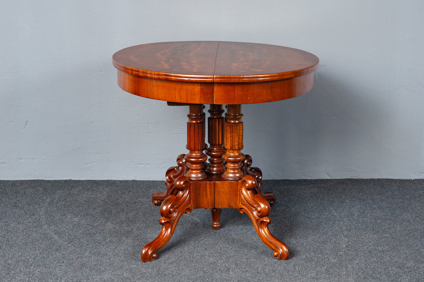 rest. großer Esstisch ausziehbar Stühle Tafel Alt Antik MÖBLINGER