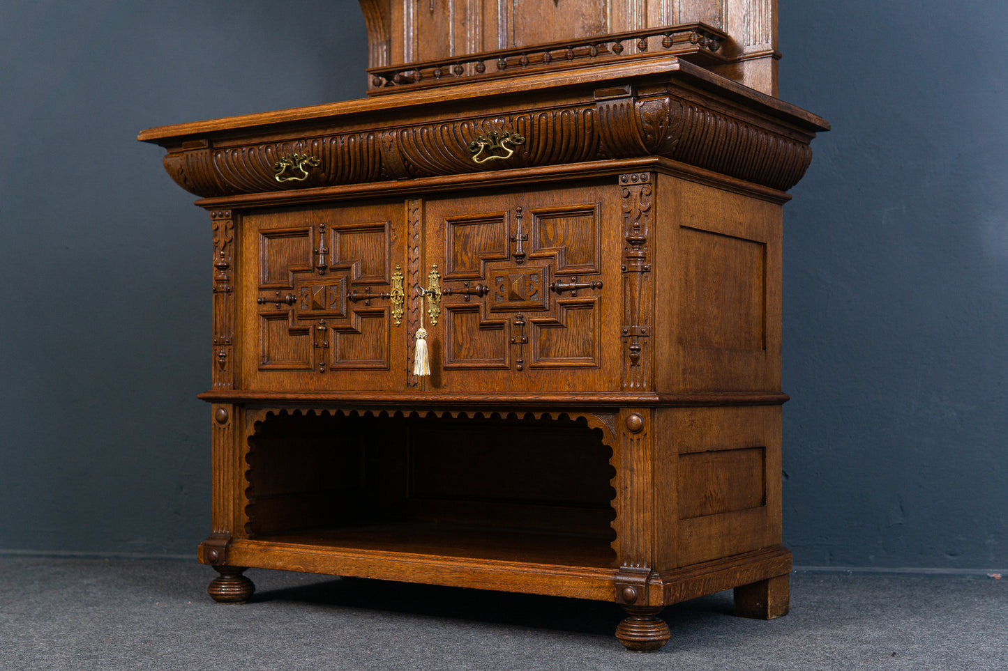 Gründerzeit Buffet Anrichte Schrank Kredenz Regal Alt Antil 2301_0202