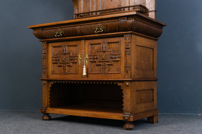 Gründerzeit Buffet Anrichte Schrank Kredenz Regal Alt Antil 2301_0202