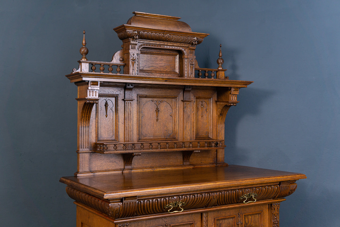 Gründerzeit Buffet Anrichte Schrank Kredenz Regal Alt Antil 2301_0202