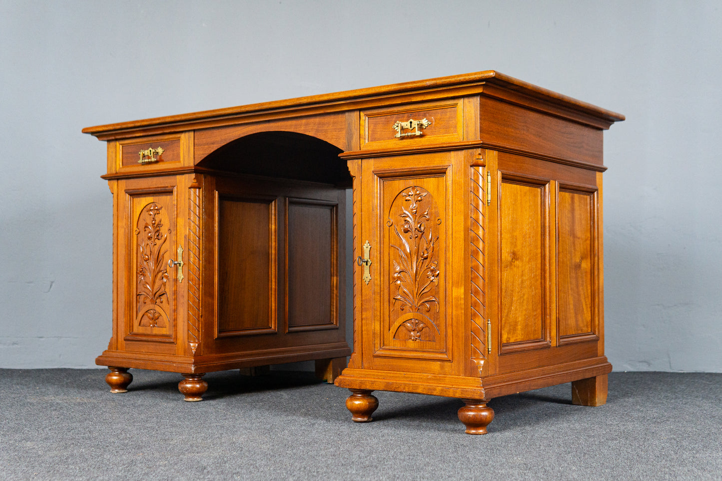 rest. Schreibtisch Tisch Sekretär Desk Büro Vintage Antik MÖBLINGER 2411_1205