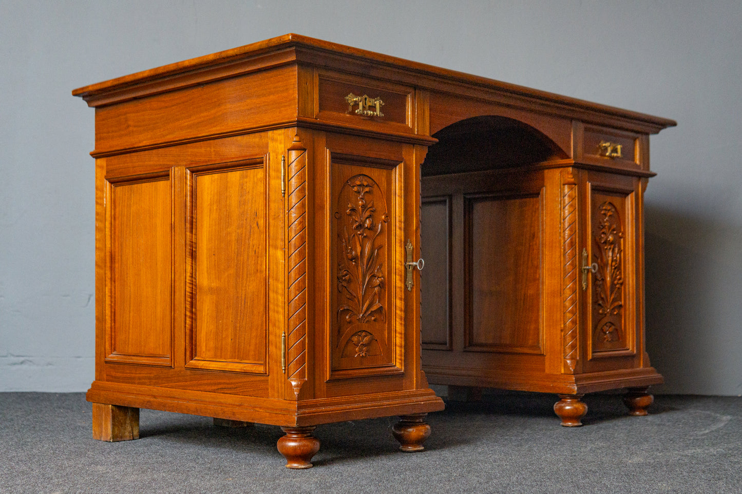 rest. Schreibtisch Tisch Sekretär Desk Büro Vintage Antik MÖBLINGER 2411_1205
