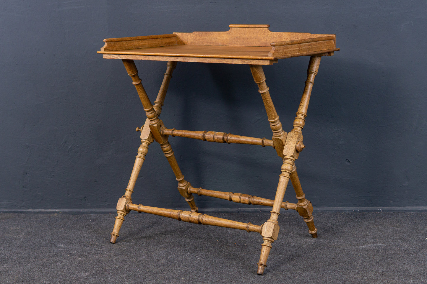 Gründerzeit Klapp Tablet Beistell Tisch Board Alt Antil 2301_1203