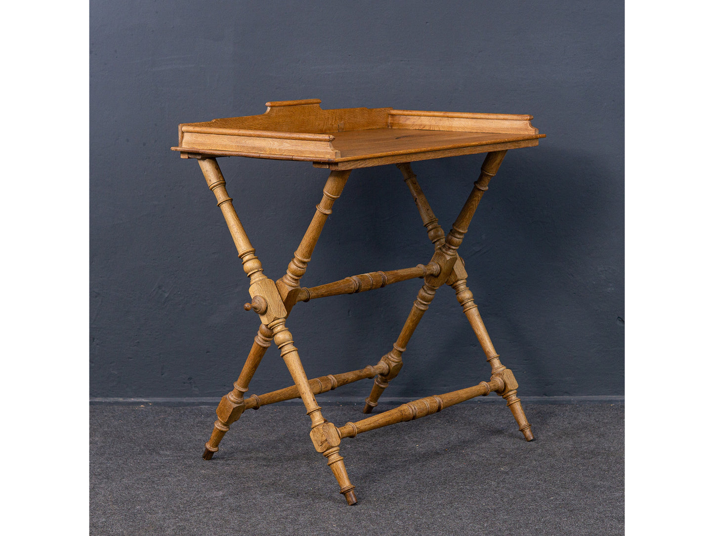 Gründerzeit Klapp Tablet Beistell Tisch Board Alt Antil 2301_1203
