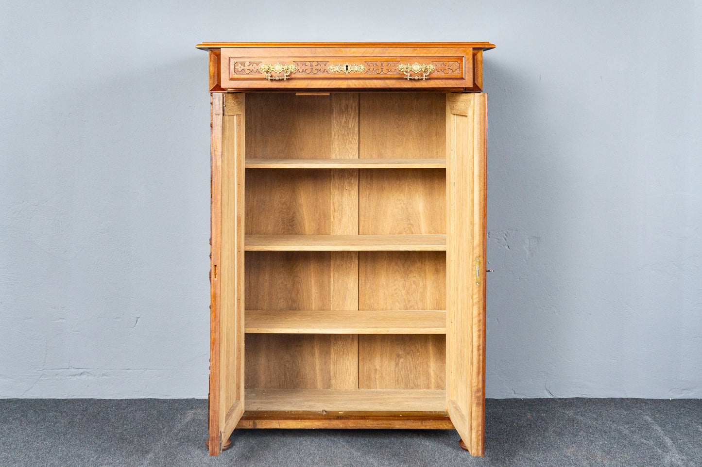 Gründerzeit Schrank Vertiko Kommode Regal Alt Antik MÖBLINGER 2411_1306