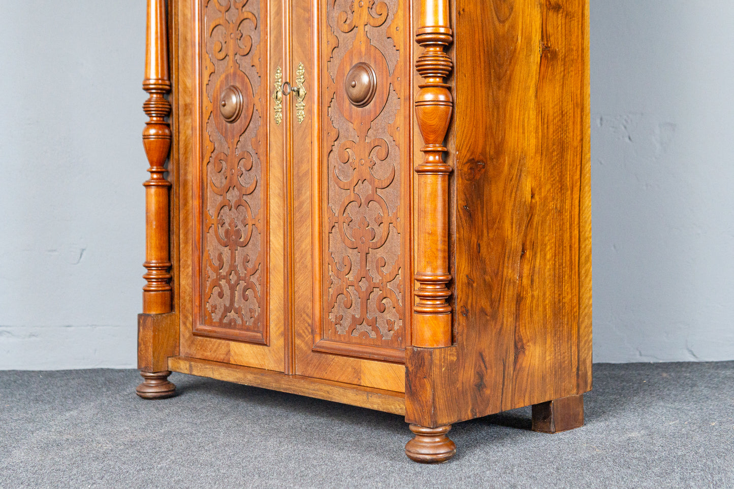 Gründerzeit Schrank Vertiko Kommode Regal Alt Antik MÖBLINGER 2411_1306