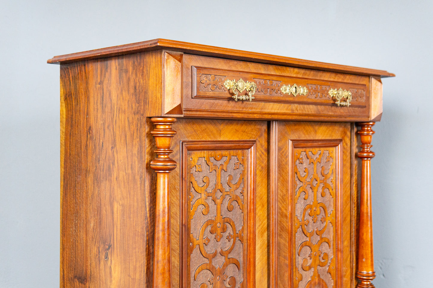 Gründerzeit Schrank Vertiko Kommode Regal Alt Antik MÖBLINGER 2411_1306