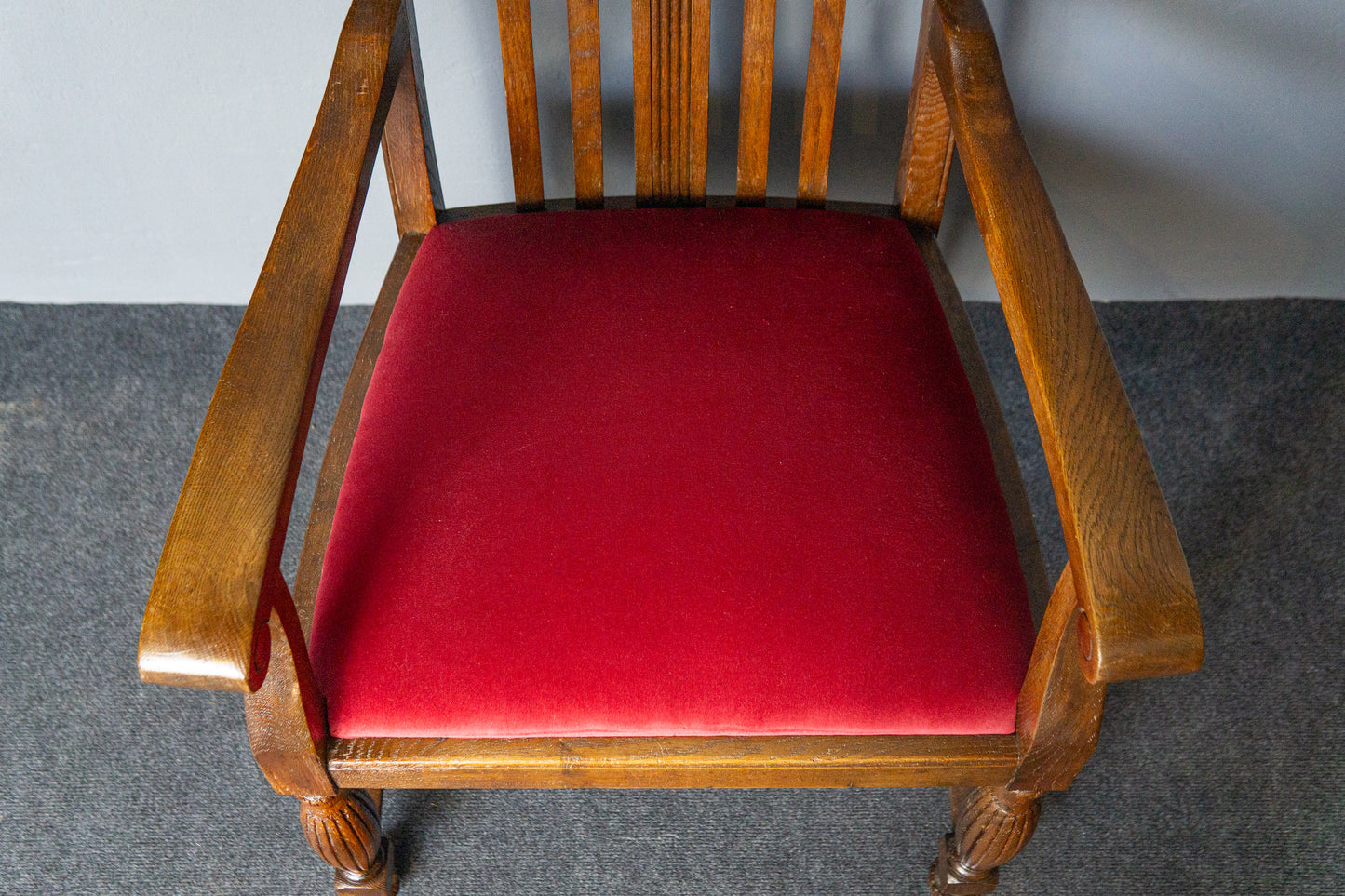 Antik Armlehnenstuhl Sessel Thron Stuhl Sofa Tisch Couch MÖBLINGER 2411_1307