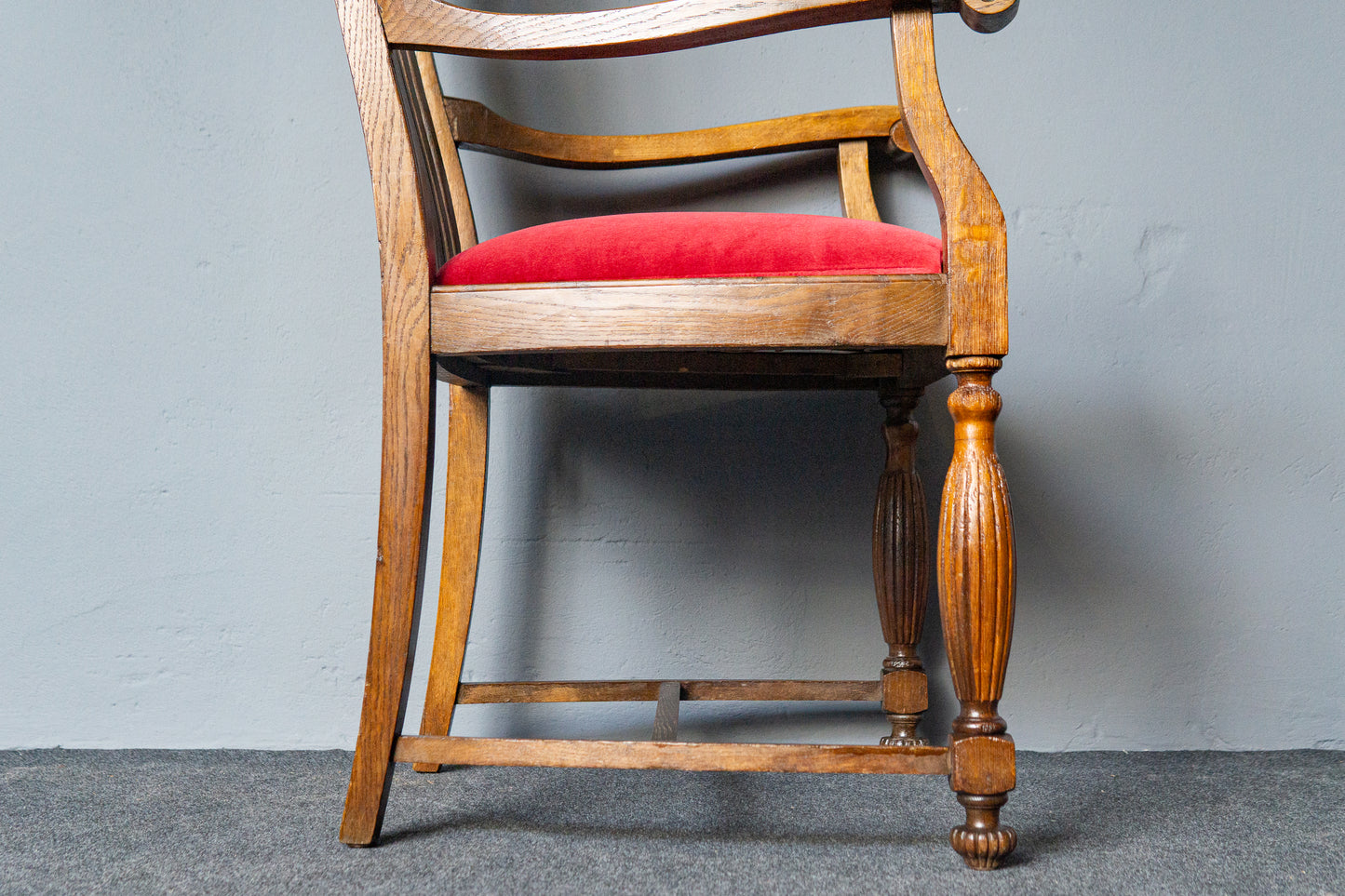 Antik Armlehnenstuhl Sessel Thron Stuhl Sofa Tisch Couch MÖBLINGER 2411_1307