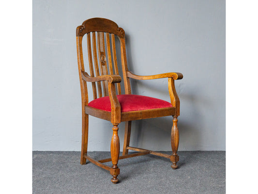 Antik Armlehnenstuhl Sessel Thron Stuhl Sofa Tisch Couch MÖBLINGER 2411_1307