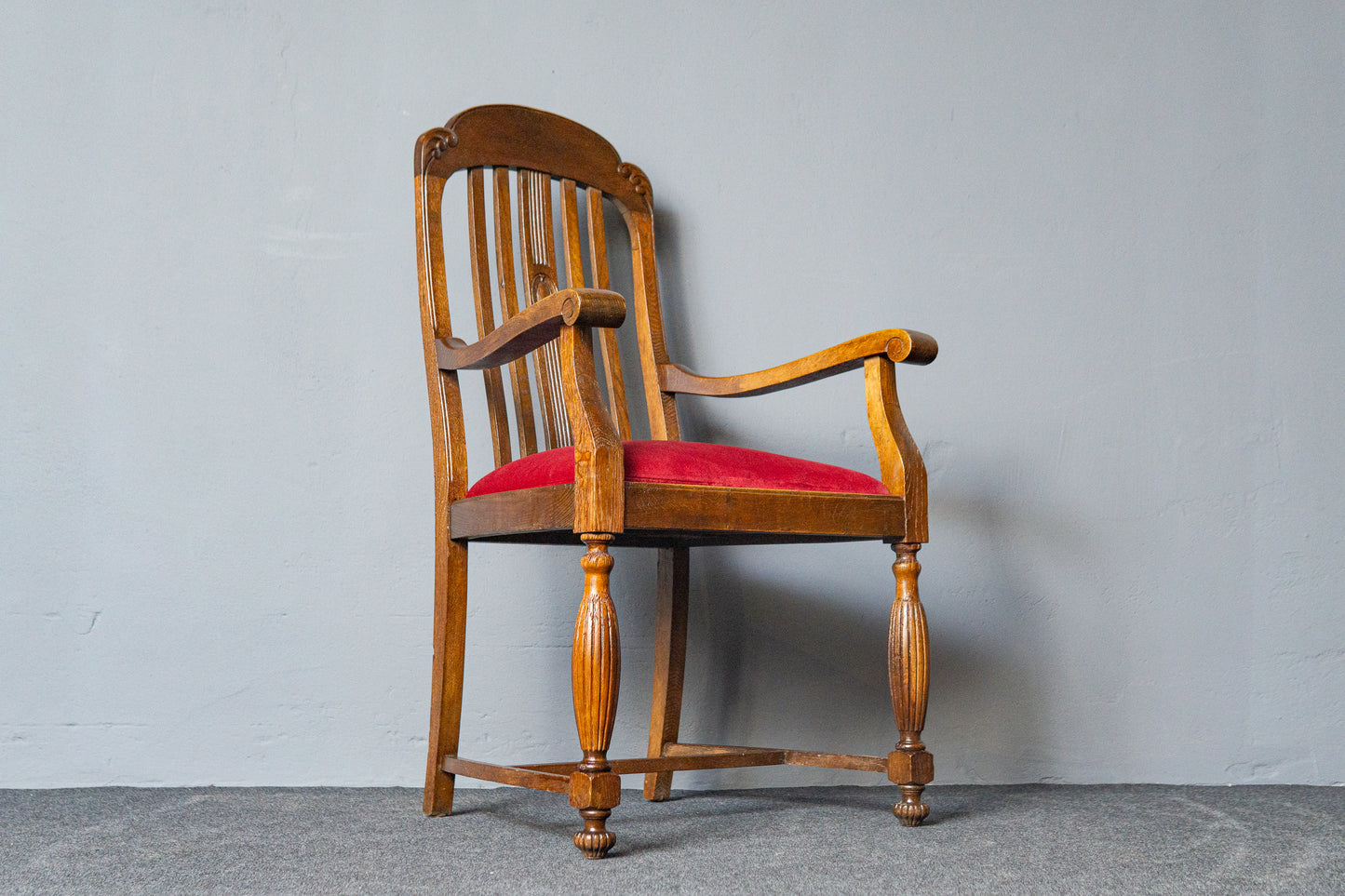 Antik Armlehnenstuhl Sessel Thron Stuhl Sofa Tisch Couch MÖBLINGER 2411_1307