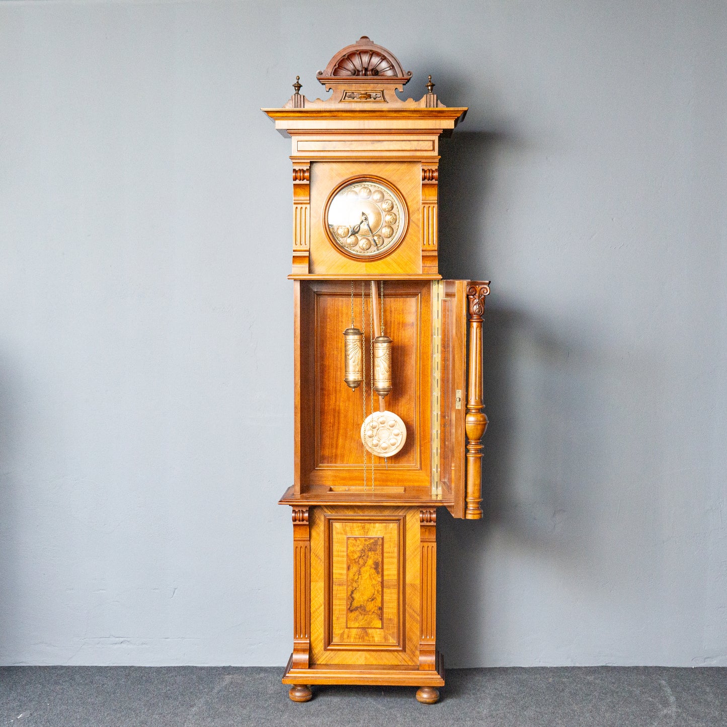 Gründerzeit Standuhr Clock Zeit Uhr Schrank Antik Alt MÖBLINGER 2411_1308