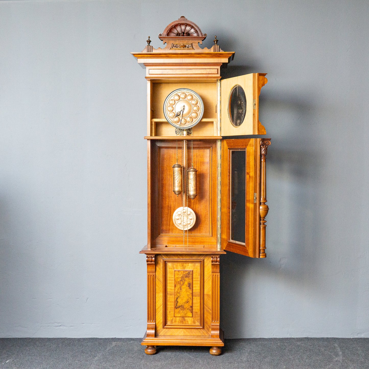 Gründerzeit Standuhr Clock Zeit Uhr Schrank Antik Alt MÖBLINGER 2411_1308