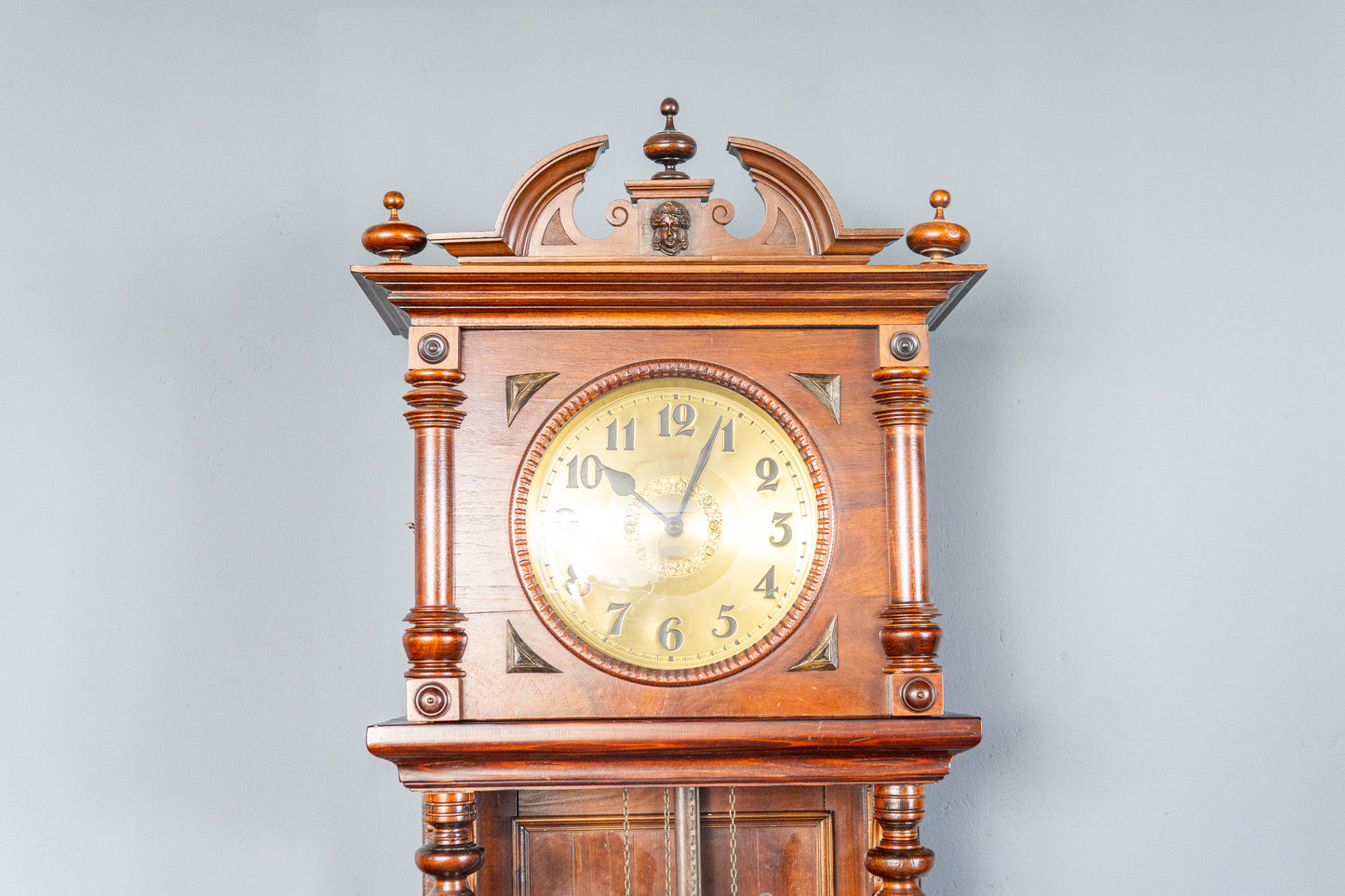 Vintage Standuhr Clock Zeit Uhr Schrank Holz Antik Alt MÖBLINGER 2411_1309