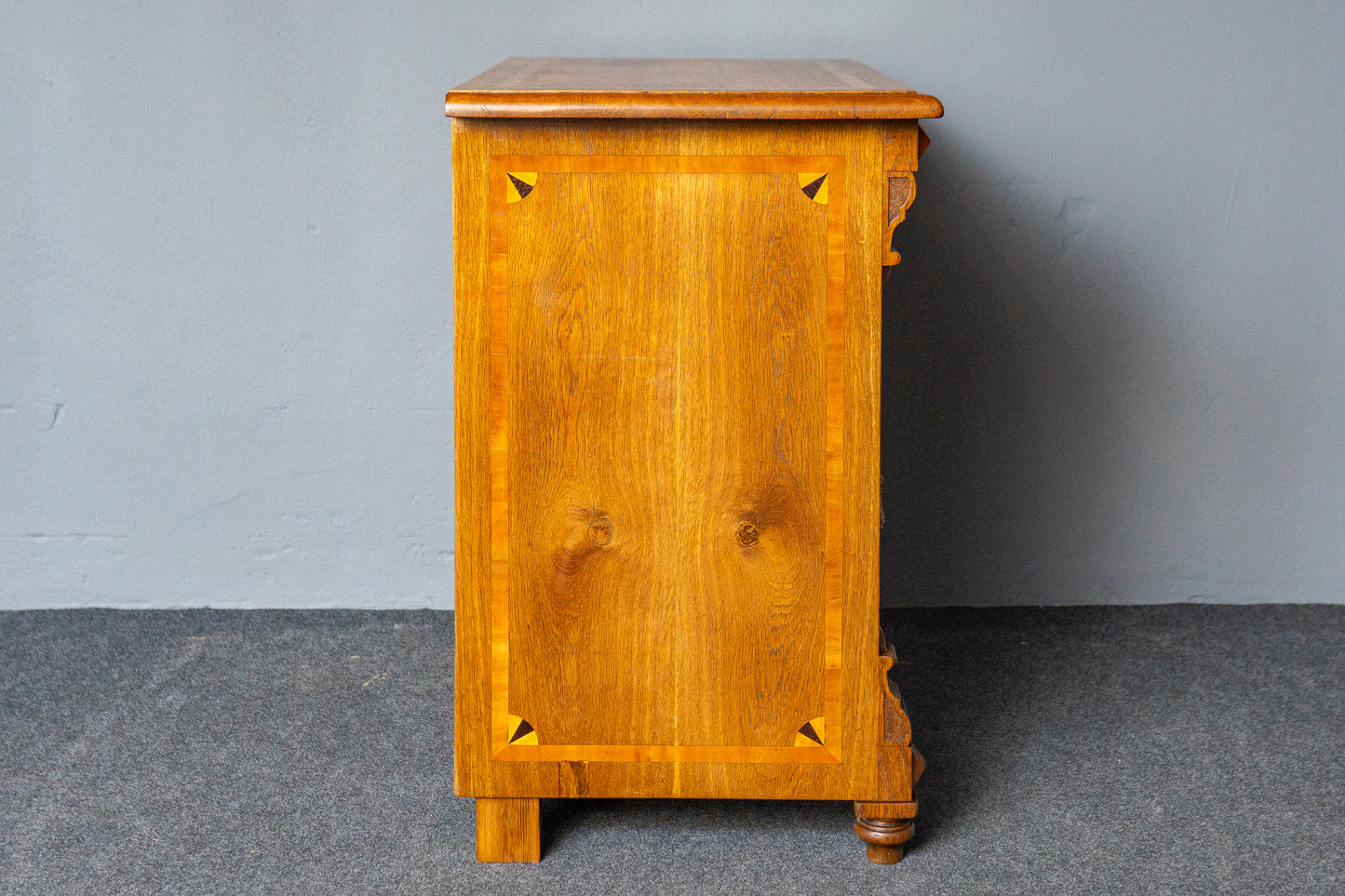 Antike Intarsien Kommode Schrank Vertiko Vintage Regal MÖBLINGER 2411_1310