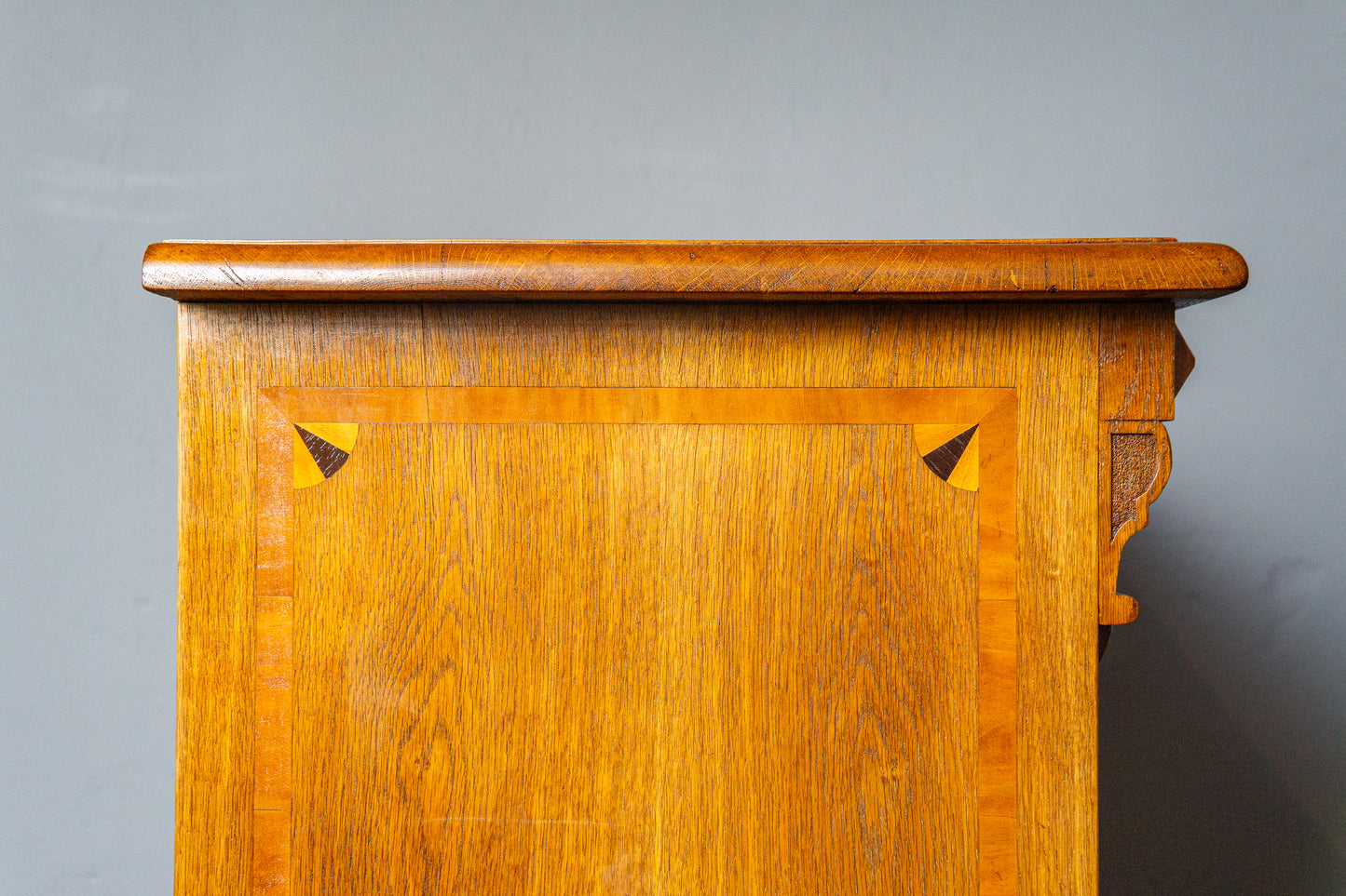 Antike Intarsien Kommode Schrank Vertiko Vintage Regal MÖBLINGER 2411_1310
