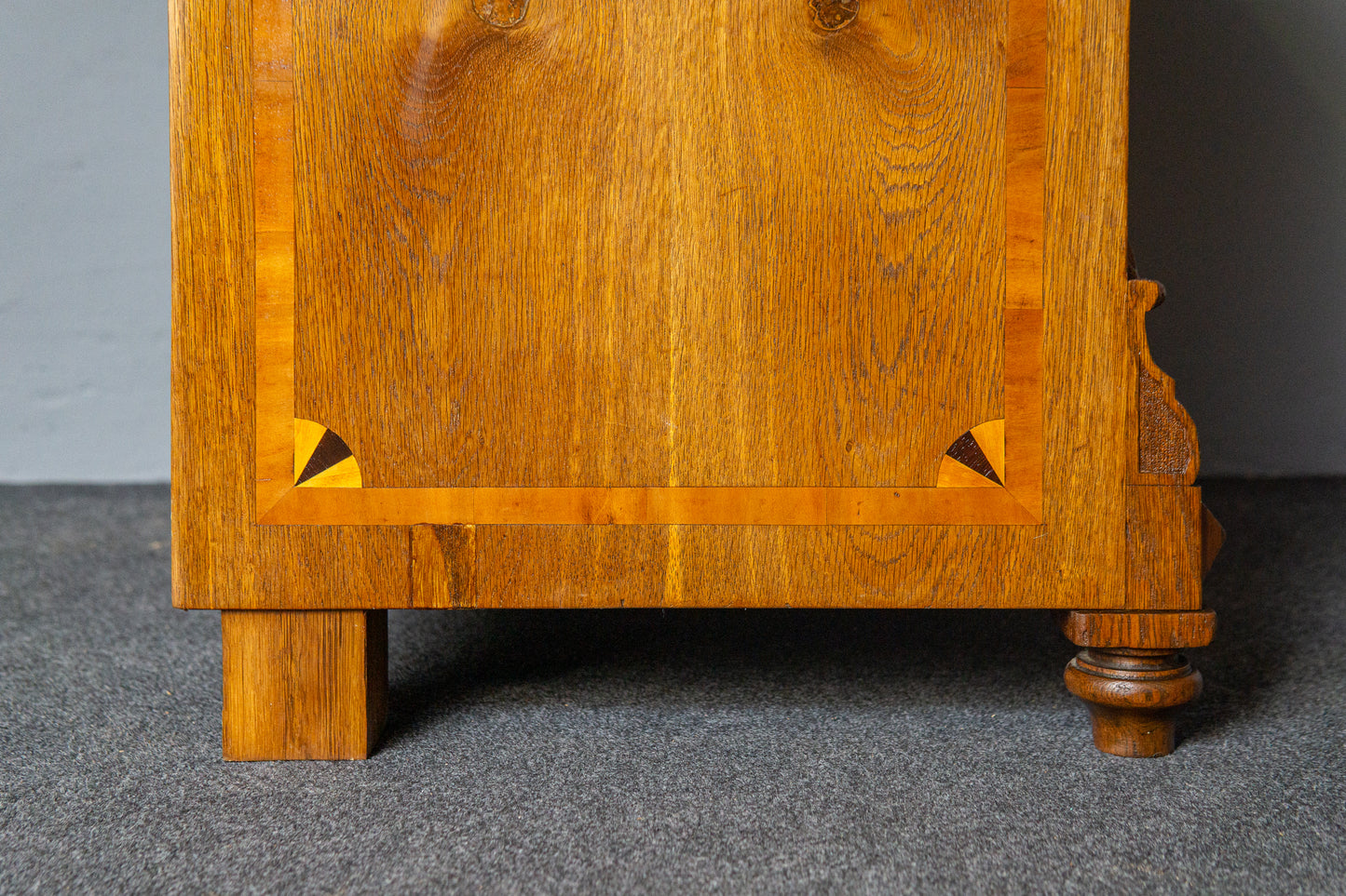 Antike Intarsien Kommode Schrank Vertiko Vintage Regal MÖBLINGER 2411_1310