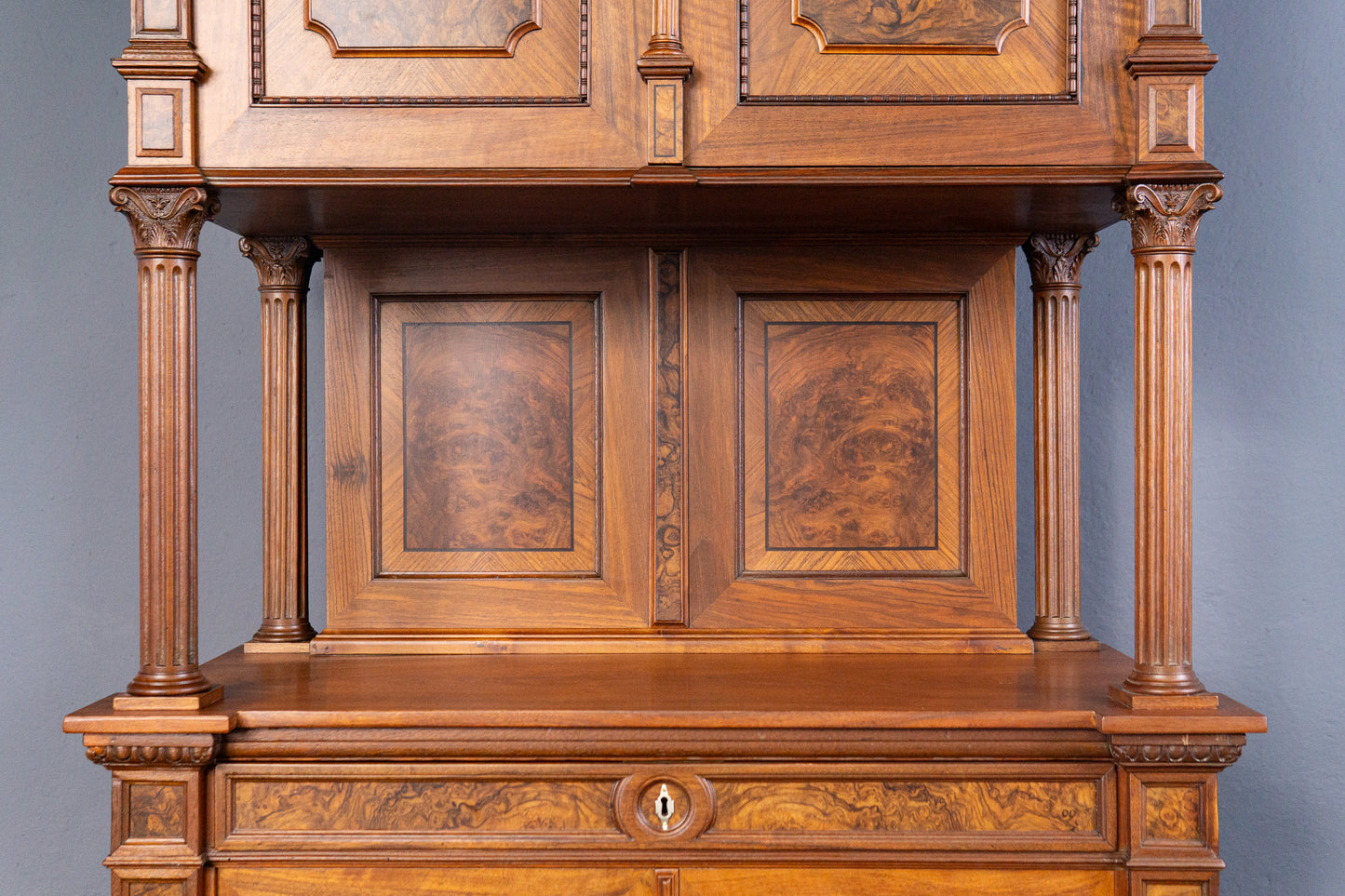 restaur. Antik Buffet Regal Schrank Vitrine Kommode Alt MÖBLINGER 2411_1401