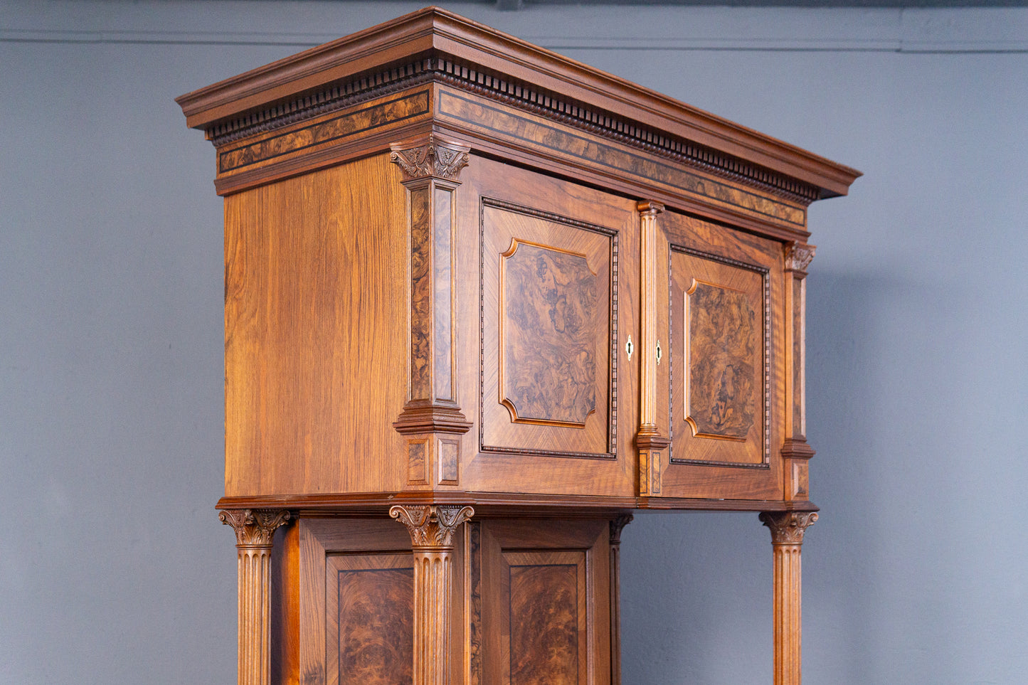 restaur. Antik Buffet Regal Schrank Vitrine Kommode Alt MÖBLINGER 2411_1401