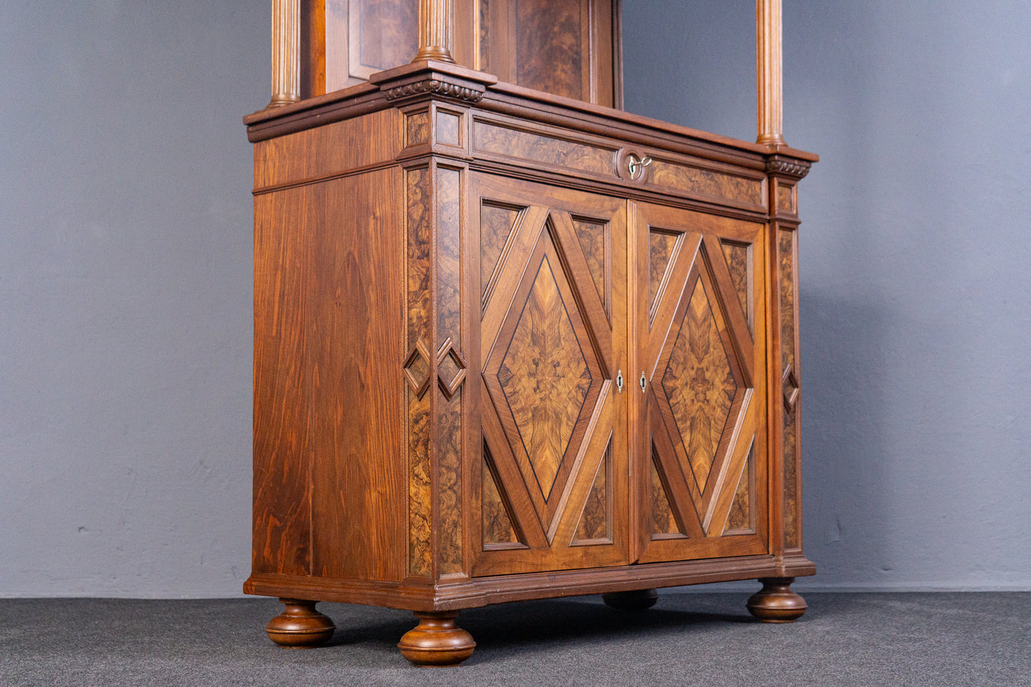 restaur. Antik Buffet Regal Schrank Vitrine Kommode Alt MÖBLINGER 2411_1401