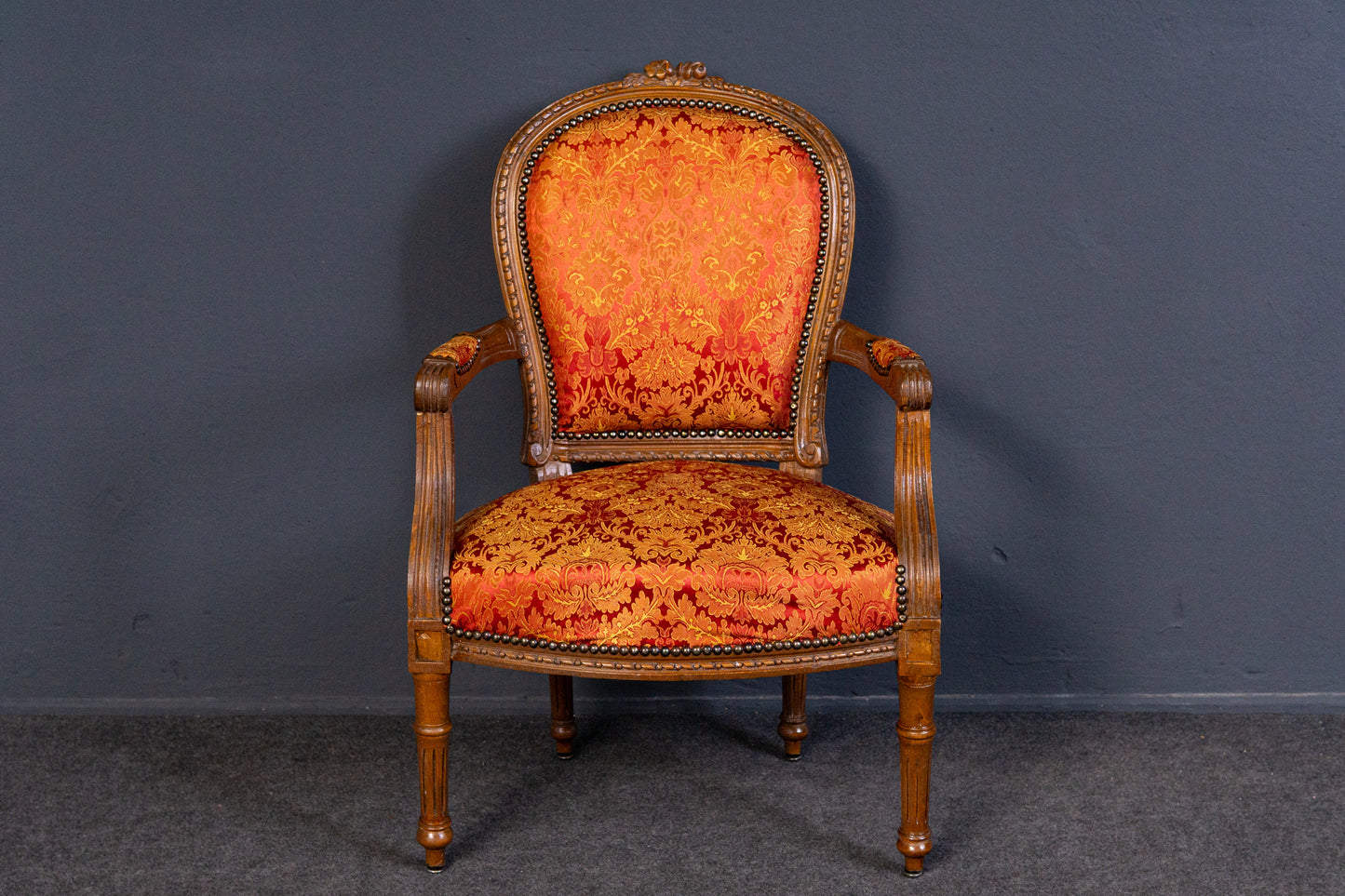 Vintage Sessel Salon Sofa Couch Tisch Stuhl Lounge Holz 2312_0404