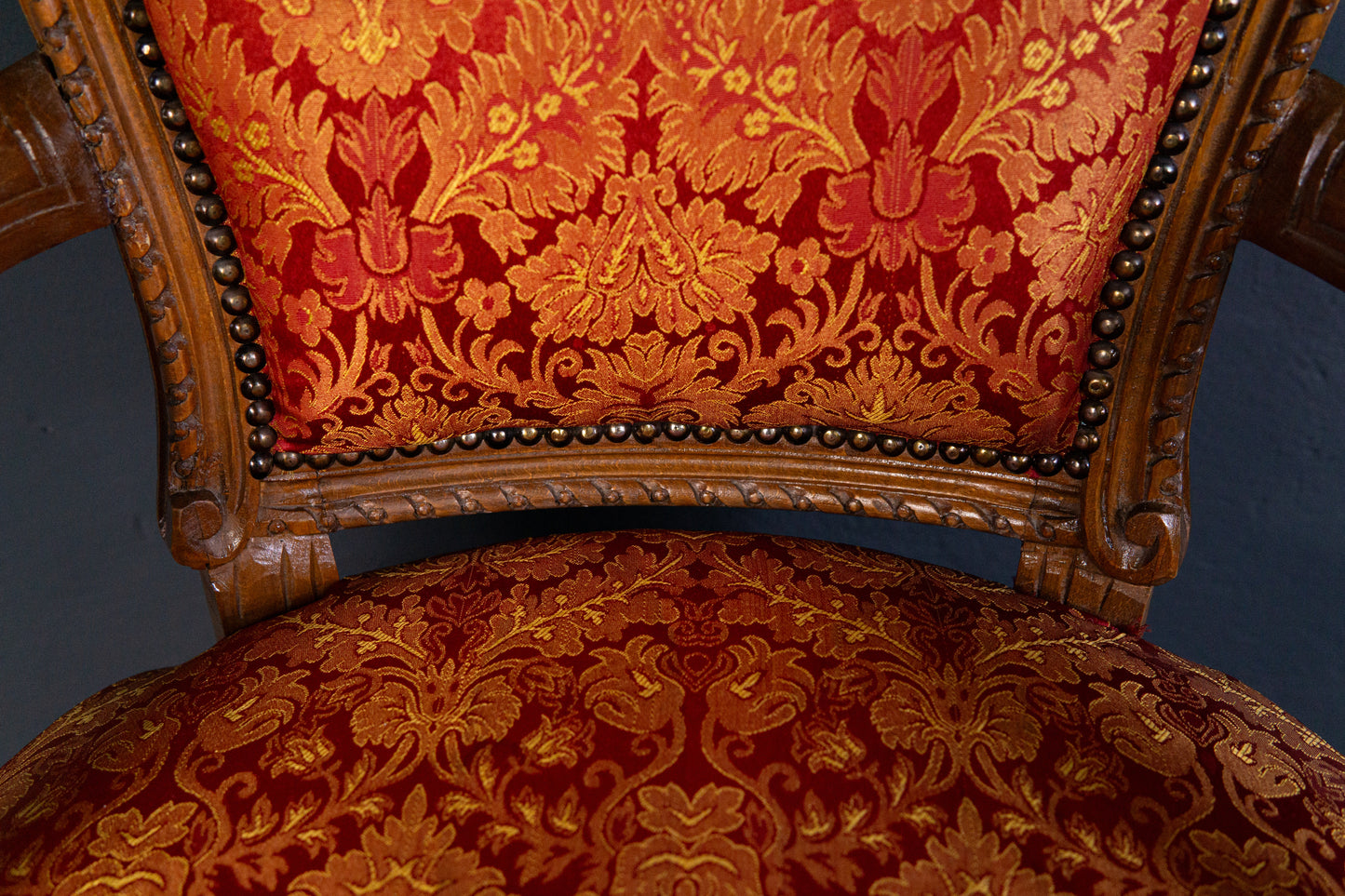 Vintage Sessel Salon Sofa Couch Tisch Stuhl Lounge Holz 2312_0404